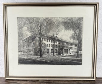 Louis Orr Phoenix Insurance Etching