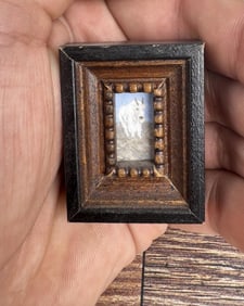 Les Peters Mountain Goat Miniature Painting