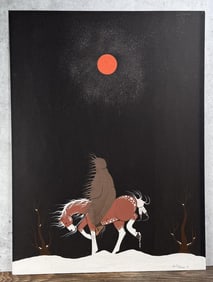 Ray Lee Darby The Last Ride Kiowa Painting