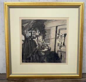 Norman Mills Price Illustration Gouache Painting