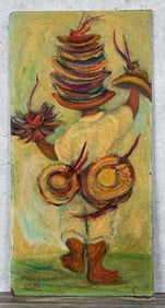 Barbara Tally The Hatman Painting