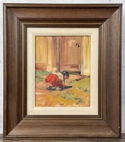 Sheryl Bodily Oil on Canvas Indian Painting