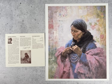 Howard Terpning Cree Finery Print