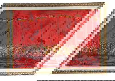 Pascal Cucaro Flag Day Oil Painting