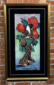 Mikulas Kravjansky Flowers of the Orient Serigraph