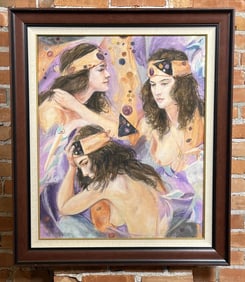 Sheldon Schoneberg Hippie Girl Pastel