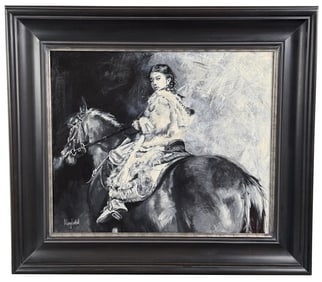 Mary Luttrell Young Rider Painting