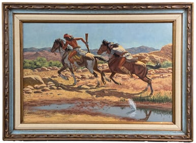 Robert Macleod Bushwacked Indian Painting
