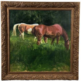 Luke Stavrowsky Santa Fe Pasture Painting