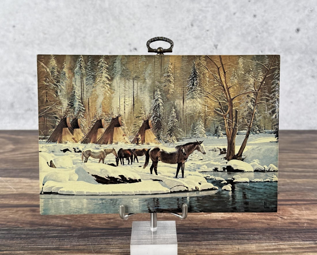 Fred Fellows Spring in the High Country: Print on Board. 5 1/2" by 8".