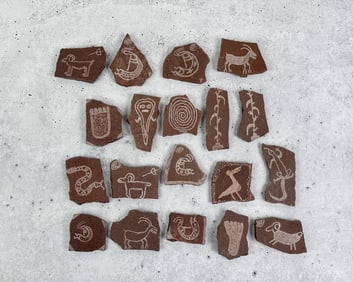 Anasazi Pueblo Sandstone Carved Magnets