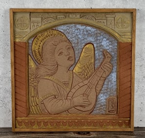 Holly A Haas New Mexico Studio Pottery Clay Plaque