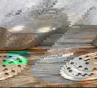 Wagner Magnalite Aluminum Roasting Dish Dutch Oven
