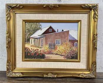 Martin New Mexico Farm Oil Painting