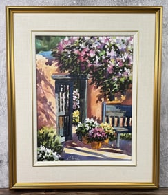 Sean Wimberly Shady Bench Acrylic Painting