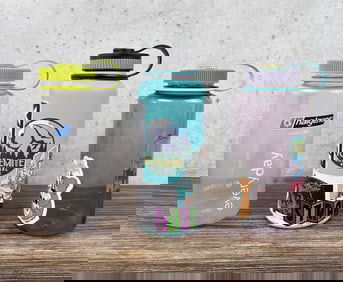 Group Of Nalgene Water Bottles