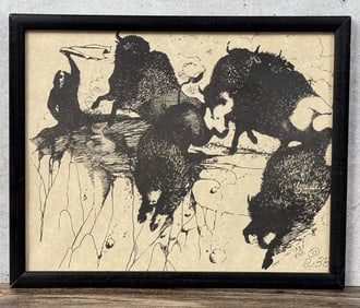 Buffalo Jump Print