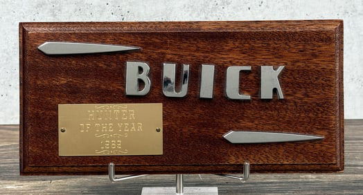 1969 Buick Hunter Of The Year Trophy Plaque