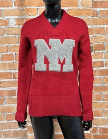 Vintage University Of New Mexico Letterman Sweater