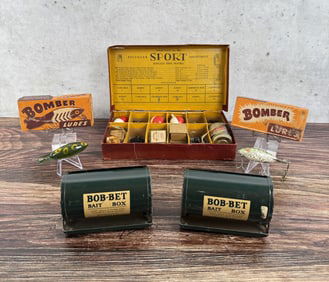 Collection of Fishing Lures and Accessories