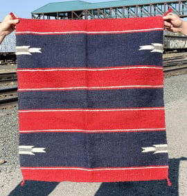 Mexican Wool Blend Saddle Blanket Rug