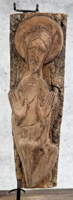 F. Rufeneli Santos Carved Wood Jesus Christ