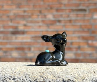 Santa Clara Pueblo Pottery Fawn Deer