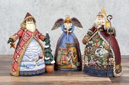 Group of Jim Shore Christmas Figurines