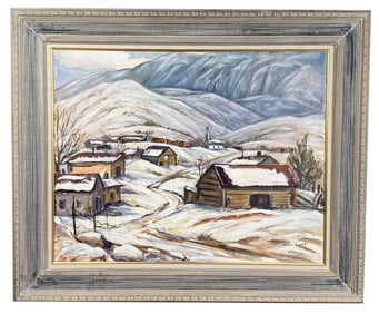 Lenora Hatten New Mexico Snow Painting