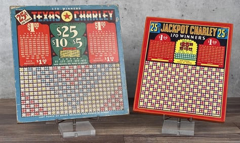 Butte Montana Jackpot Charlie Punch Board Games