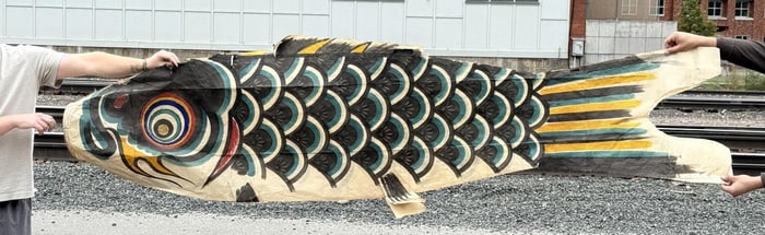 Japanese Koinobori Paper Carp Windsock