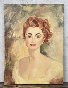 P Raddatz Portrait Painting