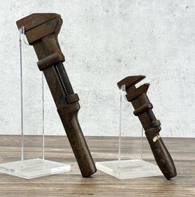Antique Coes Adjustable Monkey Wrenches