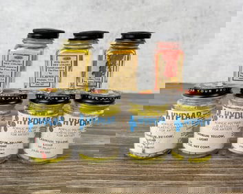 Group Of Cadmium Yellow Red Artists Paints