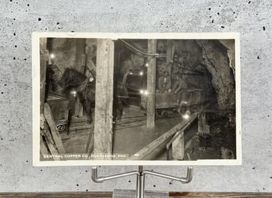 Central Copper Mining RPPC Postcard