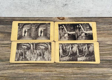 Salanson England Coal Mining Stereoviews