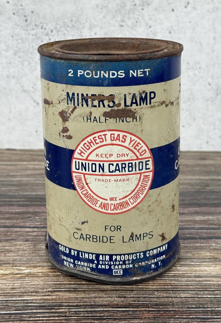 Union Carbide Miners Mining Lamp Fuel Can (1 of 7)