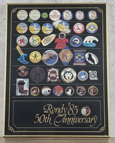 1985 Alaska Fur Rendezvous Pin Print