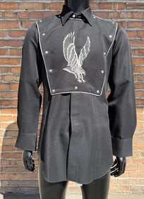 Vintage H Bar C Bib Front Cowboy Shirt