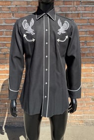 Vintage H Bar C Double Eagle Cowboy Shirt