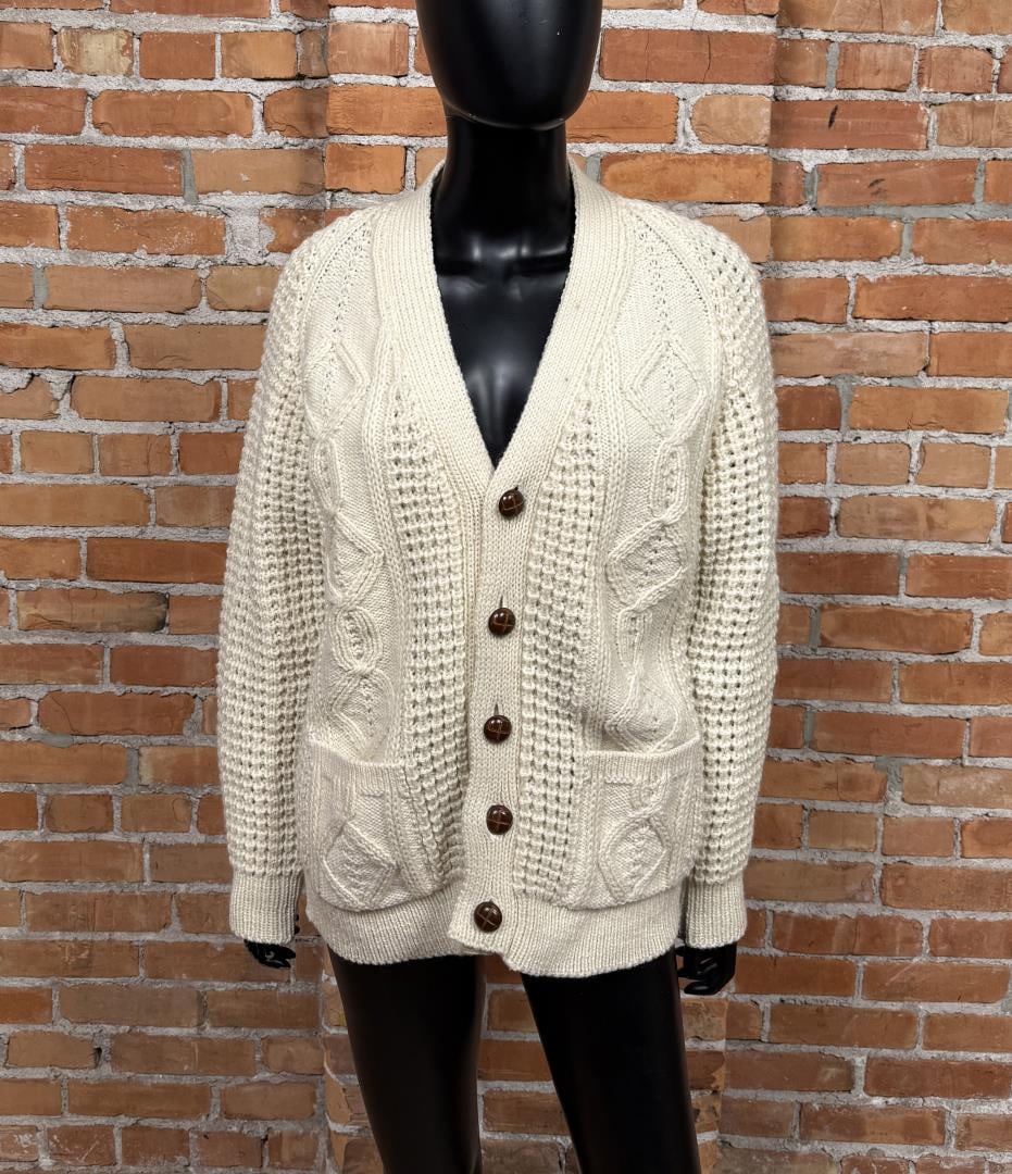Vintage Bonner & Son Irish Wool Cardigan Sweater (1 of 6)