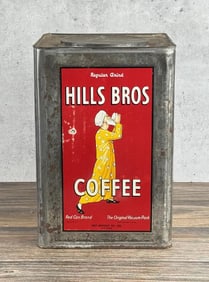 Hills Bros Coffee Store Tin Can