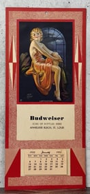 1952 Budweiser Beer Calendar