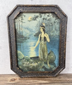Antique Indian Maiden Print