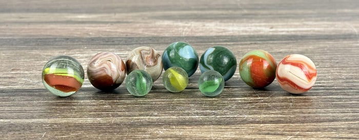 Collection of Vintage Marbles