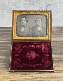 Antique Daguerreotype Photo of Brothers
