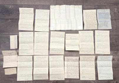 Collection of Antique Montana Mining Claim Deeds
