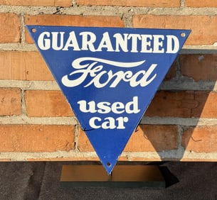 Porcelain Ford Used Car Sign