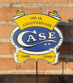 Porcelain Case Knives 100th Anniversary Sign