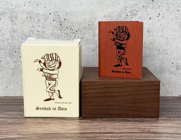 Maurice Sendak in Asia Book Shaped Clock